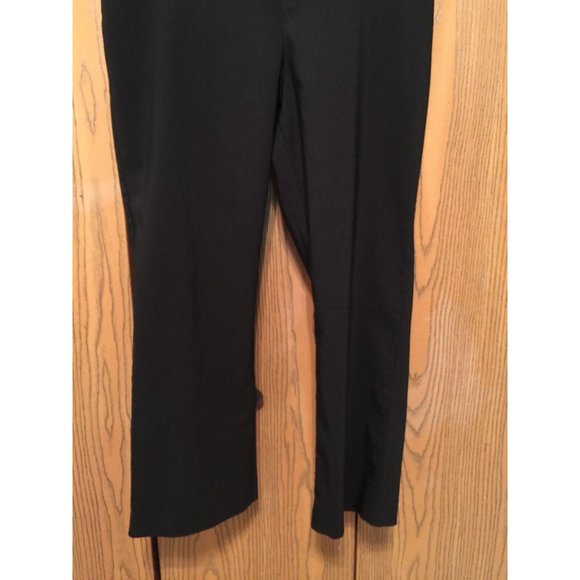 C Sport Black Dress Pants Womens Size M 26" Inseam Pull On Slacks Stretch - Picture 4 of 8